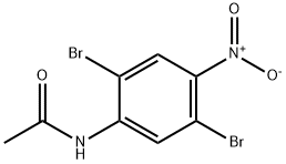 N-(2,5-dibromo-4-nitrophenyl)acetamide 구조식 이미지