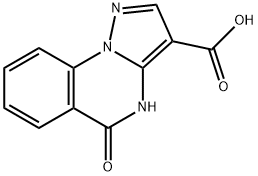 4,5-dihydro-5-oxo-Pyrazolo[1,5-a]quinazoline-3-carboxylic acid Structure