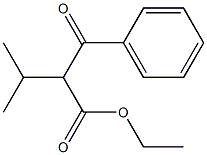 ethyl 2-benzoyl-3-methylbutanoate 구조식 이미지