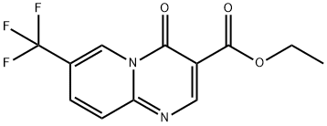 Ethyl 4-oxo-7-(trifluoromethyl)-4H-pyrido[1,2-a]pyrimidine-3-carboxylate 구조식 이미지