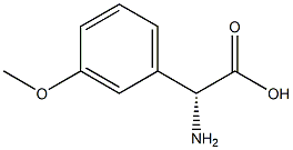 (R)-a-Amino-3-methoxy-benzeneacetic acid Structure