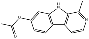 1-METHYL-9H-PYRIDO[3,4-B]INDOL-7-OL 7-ACETATE 구조식 이미지