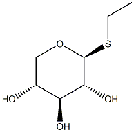 Ethyl 1-thio-beta-D-xylopyranoside 구조식 이미지