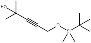 5-{[tert-butyl(dimethyl)silyl]oxy}-2-methylpent-3-yn-2-ol 구조식 이미지