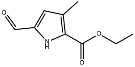 ethyl 5-formyl-3-methyl-1H-pyrrole-2-carboxylate Structure