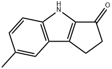 7-Methyl-1,4-dihydro-2H-cyclopenta[b]indol-3-one 구조식 이미지