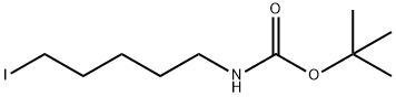 tert-Butyl 5-iodopentylcarbamate 구조식 이미지