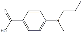 4-(methylpropylamino)benzoic acid Structure