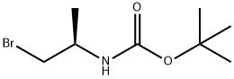 Carbamic acid,N-[(1R)-2-bromo-1-methylethyl]-, 1,1-dimethylethyl ester Structure