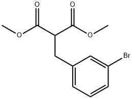 dimethyl 2-(3-bromobenzyl)malonate 구조식 이미지