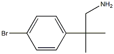 2-(4-bromophenyl)-2-methylpropan-1-amine 구조식 이미지