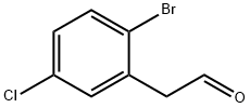 2-(2-Bromo-5-chlorophenyl)acetaldehyde 구조식 이미지