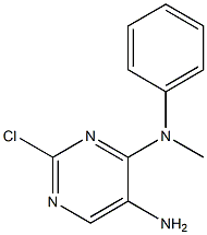 2-chloro-N4-methyl-N4-phenylpyrimidine-4,5-diamine Structure