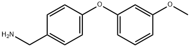 4-(3-Methoxyphenoxy)benzyl amine Structure