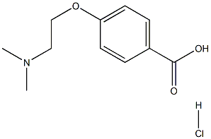 4-(2-(Dimethylamino)ethoxy)benzoic acid hydrochloride Structure