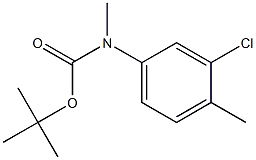 (3-Chloro-4-methyl-phenyl)-methyl-carbamic acid tert-butyl ester Structure