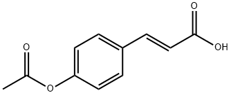 trans-4-Acetoxycinnamic Acid Structure