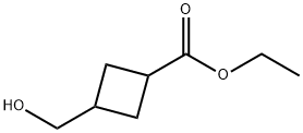 ethyl 3-(hydroxymethyl)cyclobutane-1-carboxylate Structure