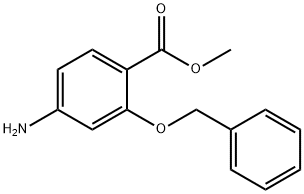 4-Amino-2-benzyloxy-benzoic acid methyl ester Structure