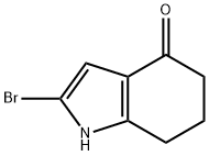 2-BROMO-6,7-DIHYDRO-1H-INDOL-4(5H)-ONE 구조식 이미지