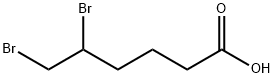 5,6-dibromohexanoic acid Structure