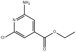 ethyl 2-amino-6-chloroisonicotinate Structure