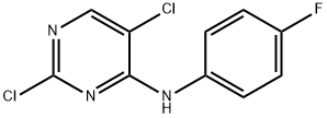 2,5-dichloro-N-(4-fluorophenyl)pyrimidin-4-amine Structure