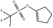 cyclopent-1-en-1-yl trifluoromethanesulfonate 구조식 이미지