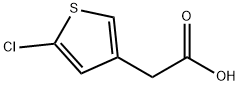 2-(5-chlorothiophen-3-yl)acetic acid 구조식 이미지