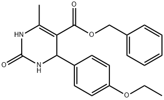 benzyl 4-(4-ethoxyphenyl)-6-methyl-2-oxo-1,2,3,4-tetrahydropyrimidine-5-carboxylate Structure