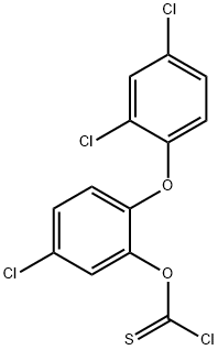 2-(2,4-dichlorophenoxy)-5-chlorophenyl chlorothioformate 구조식 이미지