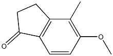 5-Methoxy-4-methyl-indan-1-one Structure