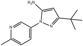 285984-51-2 1H-Pyrazol-5-amine, 3-(1,1-dimethylethyl)-1-(6-methyl-3-pyridinyl)-
