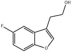 2-(5-fluorobenzofuran-3-yl)ethanol Structure