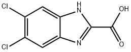 5,6-dichloro-1H-Benzimidazole-2-carboxylic acid Structure