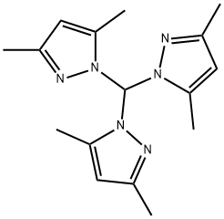 Tris(3,5-dimethyl-1-pyrazolyl)methane Structure