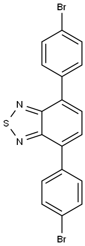 4,7-bis(4-bromophenyl)benzo[c][1,2,5]thiadiazole 구조식 이미지