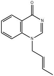 (E)-1-(But-2-en-1-yl)quinazolin-4(1H)-one Structure