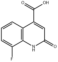 8-fluoro-2-oxo-1,2-dihydroquinoline-4-carboxylic acid Structure