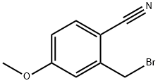 2-Bromomethyl-4-methoxy-benzonitrile 구조식 이미지