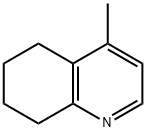 5,6,7,8-테트라하이드로-4-메틸퀴놀린 구조식 이미지