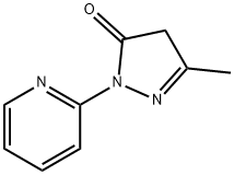 2,4-dihydro-5-methyl-2-(2-pyridinyl)-3H-Pyrazol-3-one Structure