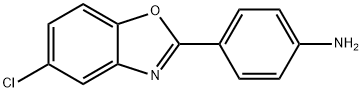 4-(5-chloro-2-benzoxazolyl)Benzenamine Structure