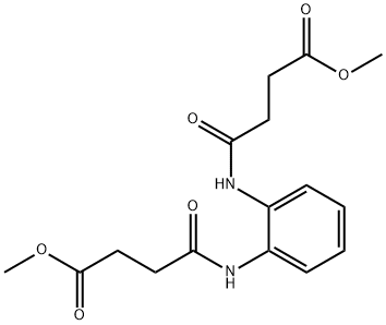 dimethyl 4,4'-(benzene-1,2-diyldiimino)bis(4-oxobutanoate) Structure