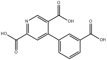 4-(3-carboxyphenyl)pyridine-2,5-dicarboxylic acid Structure