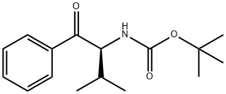 (S)-tert-butyl 3-methyl-1-oxo-1-phenylbutan-2-ylcarbamate Structure