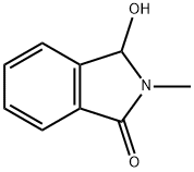 3-Hydroxy-2-methyl-2,3-dihydro-isoindol-1-one 구조식 이미지