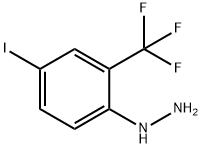 (4-Iodo-2-trifluoromethyl-phenyl)-hydrazine Structure