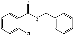 2-chloro-N-(1-phenylethyl)benzamide Structure