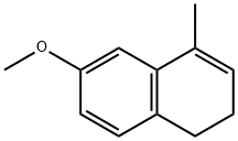 6-methoxy-4-methyl-1,2-dihydronaphthalene 구조식 이미지